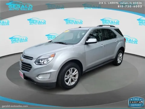 Silver 2016 Chevrolet Equinox LT for sale in Joliet, IL