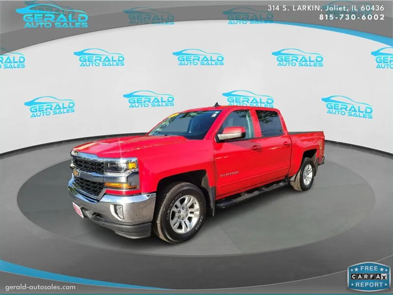 Red 2018 Chevrolet Silverado 1500 LT for sale in Joliet, IL