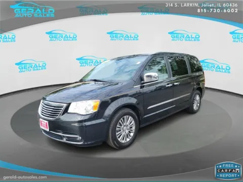 Black 2014 Chrysler Town and Country Touring-L for sale in Joliet, IL