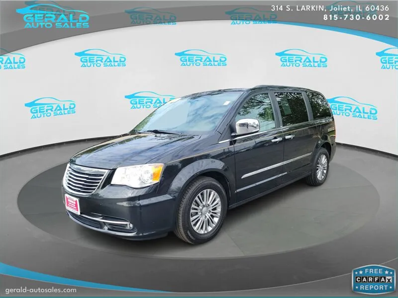 Black 2014 Chrysler Town and Country Touring-L for sale in Joliet, IL