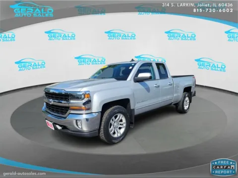 Silver 2018 Chevrolet Silverado 1500 LT for sale in Joliet, IL