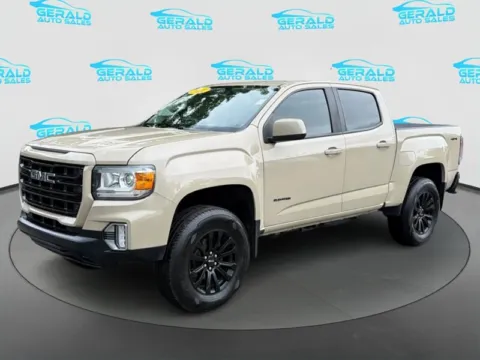 Orange 2021 GMC Canyon Elevation for sale in Joliet, IL