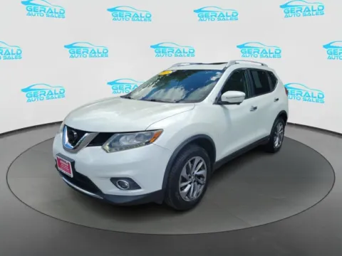 White 2015 Nissan Rogue SL for sale in Joliet, IL
