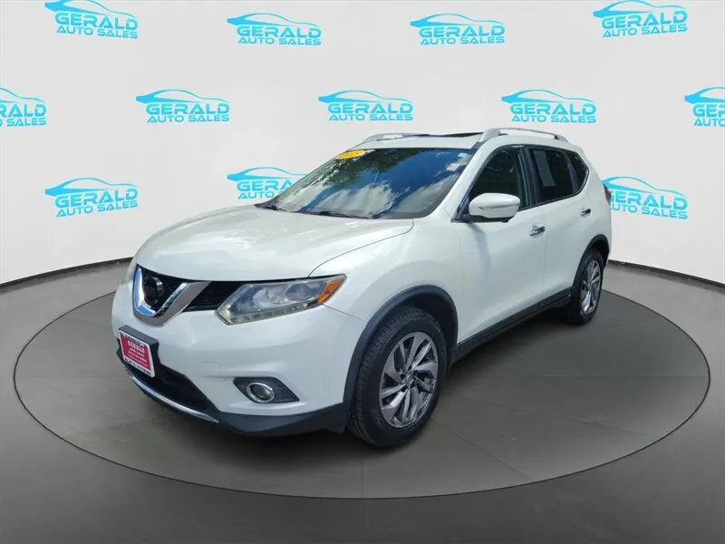 White 2015 Nissan Rogue SL for sale in Joliet, IL