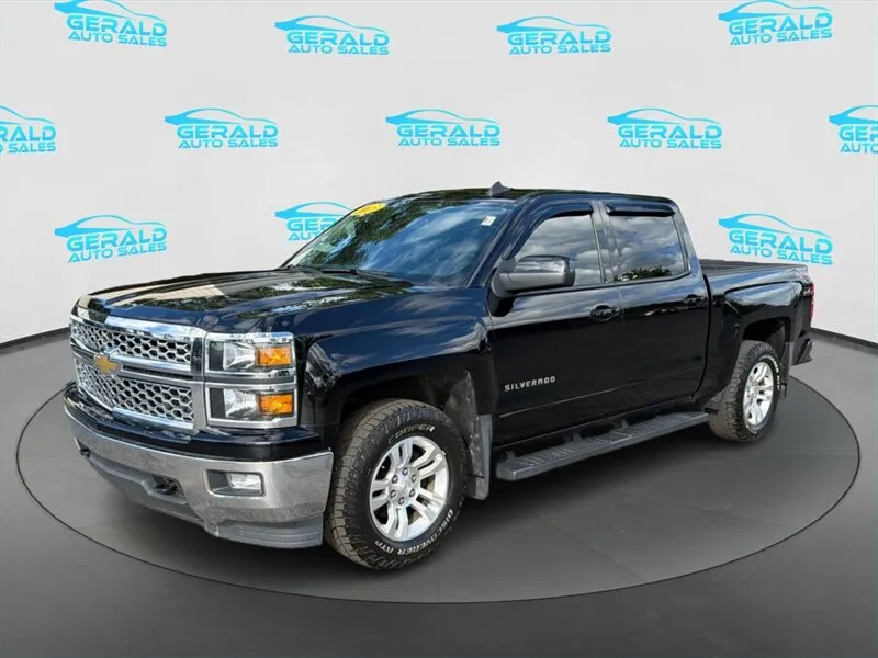 Black 2015 Chevrolet Silverado 1500 LT for sale in Joliet, IL