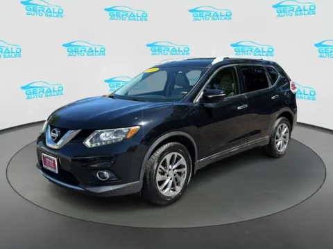 Black 2015 Nissan Rogue SL for sale in Joliet, IL