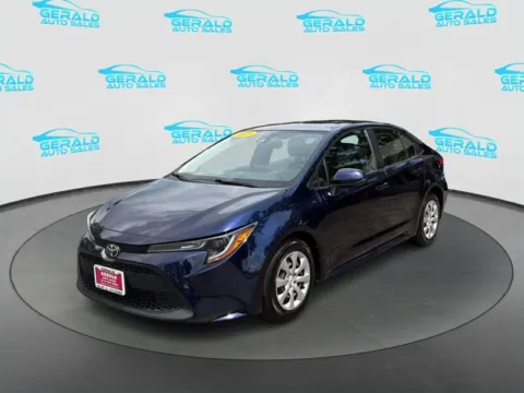 Blue 2021 Toyota Corolla LE for sale in Joliet, IL