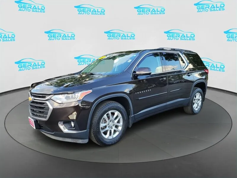 Brown 2019 Chevrolet Traverse LT Cloth for sale in Joliet, IL