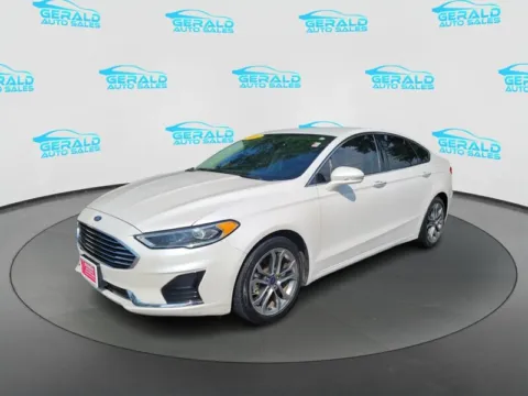 White 2019 Ford Fusion SEL for sale in Joliet, IL