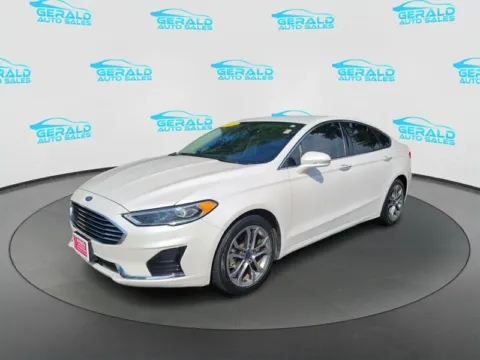 White 2019 Ford Fusion SEL for sale in Joliet, IL
