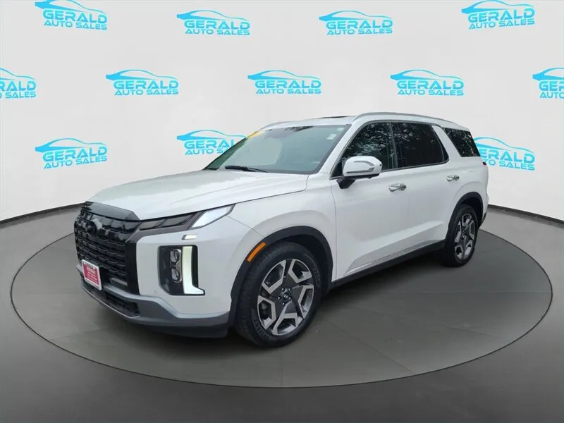 White 2023 Hyundai PALISADE Limited for sale in Joliet, IL