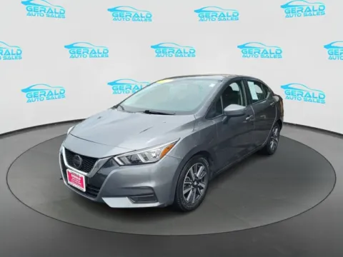Gray 2021 Nissan Versa SV for sale in Joliet, IL