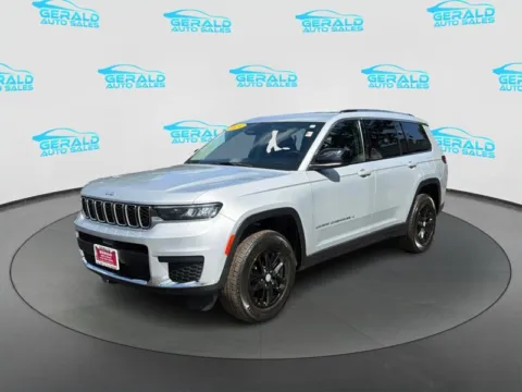 Silver 2024 Jeep Grand Cherokee L Laredo for sale in Joliet, IL