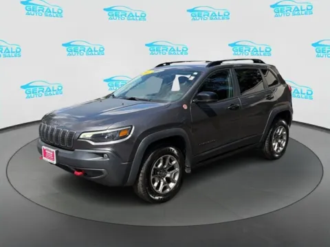 Gray 2022 Jeep Cherokee Trailhawk for sale in Joliet, IL