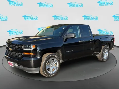 Black 2016 Chevrolet Silverado 1500 Custom for sale in Joliet, IL