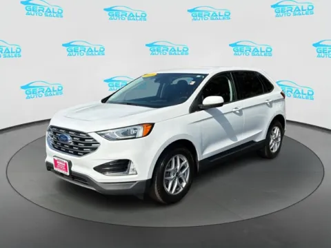 White 2021 Ford Edge SEL for sale in Joliet, IL
