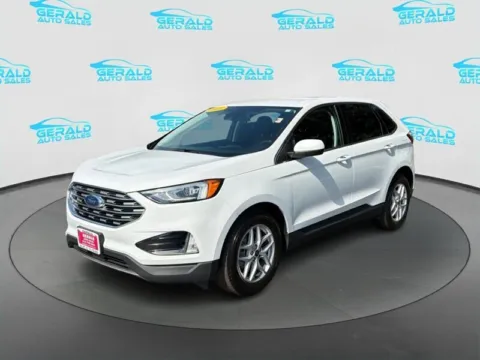 White 2021 Ford Edge SEL for sale in Joliet, IL
