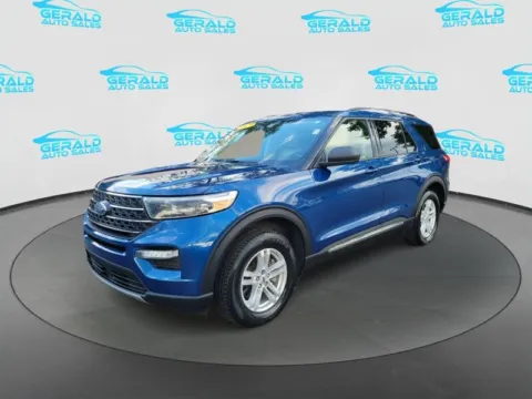 Blue 2022 Ford Explorer XLT for sale in Joliet, IL