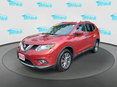 Red 2016 Nissan Rogue SL for sale in Joliet, IL