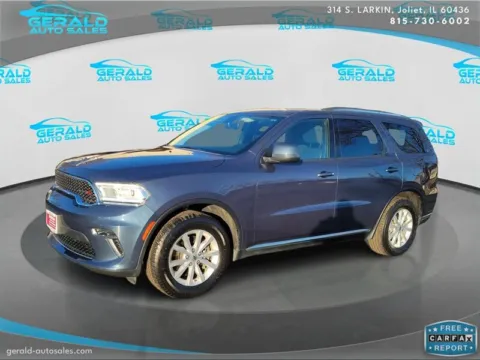 Blue 2021 Dodge Durango SXT Plus for sale in Joliet, IL