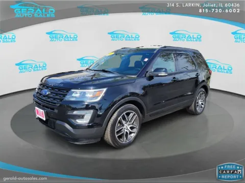 Black 2016 Ford Explorer Sport for sale in Joliet, IL