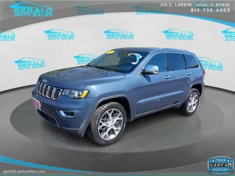 Blue 2020 Jeep Grand Cherokee Limited for sale in Joliet, IL