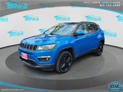 Blue 2020 Jeep Compass Altitude for sale in Joliet, IL