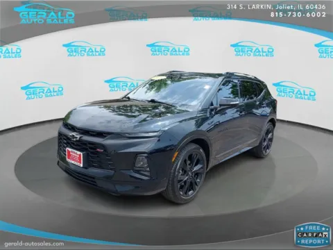 Black 2021 Chevrolet Blazer RS for sale in Joliet, IL
