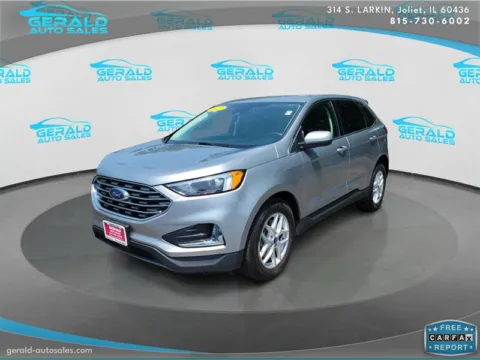 Silver 2022 Ford Edge SEL for sale in Joliet, IL