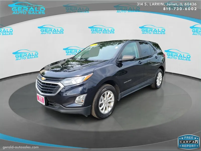 Blue 2020 Chevrolet Equinox LS for sale in Joliet, IL