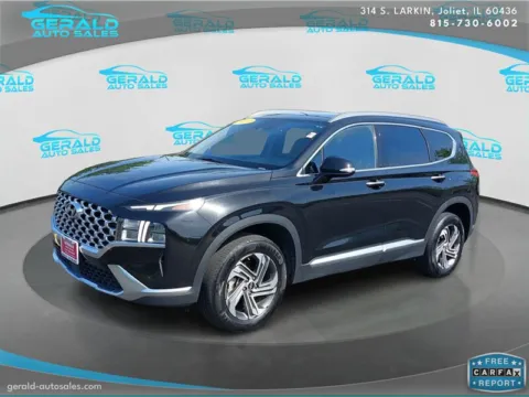 Black 2023 Hyundai SANTA FE SEL for sale in Joliet, IL