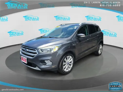 Gray 2017 Ford Escape Titanium for sale in Joliet, IL