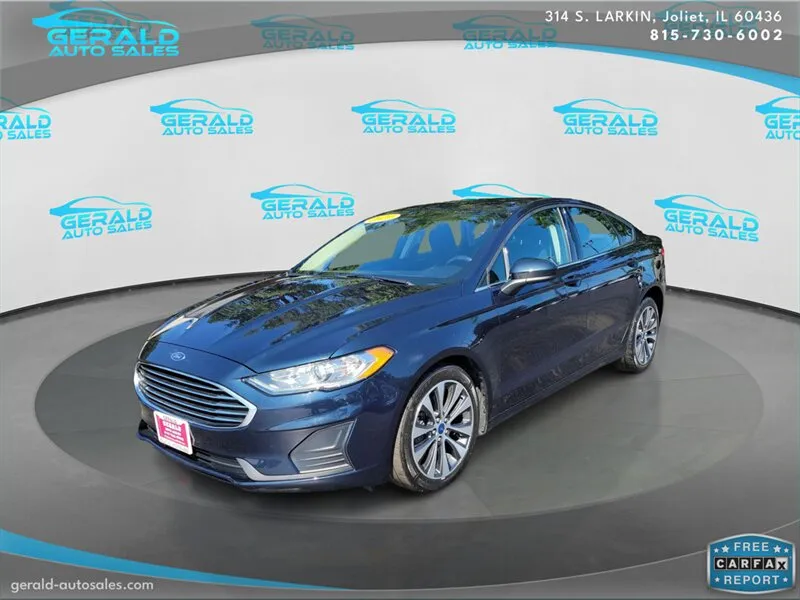 Blue 2020 Ford Fusion SE for sale in Joliet, IL