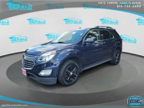 Blue 2017 Chevrolet Equinox LT for sale in Joliet, IL