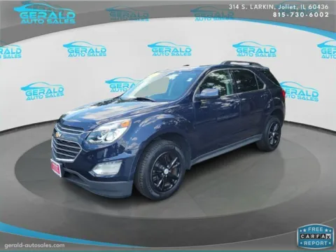 Blue 2017 Chevrolet Equinox LT for sale in Joliet, IL