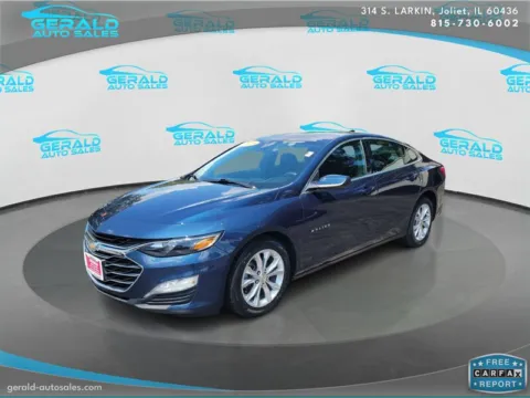 Blue 2020 Chevrolet Malibu LT for sale in Joliet, IL