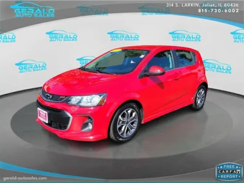 Red 2018 Chevrolet Sonic LT Auto for sale in Joliet, IL