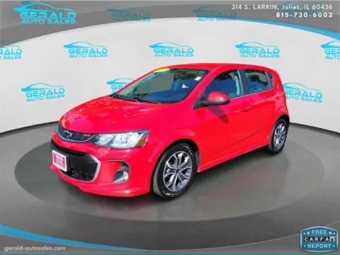 Red 2018 Chevrolet Sonic LT Auto for sale in Joliet, IL