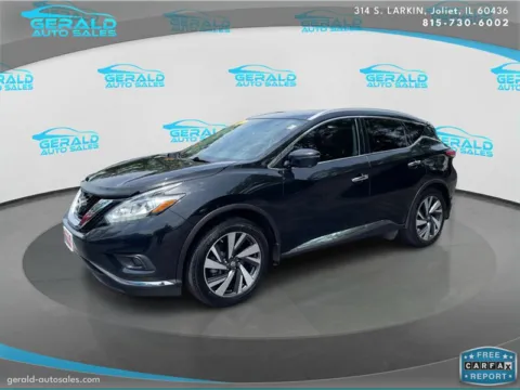 Black 2017 Nissan Murano Platinum for sale in Joliet, IL
