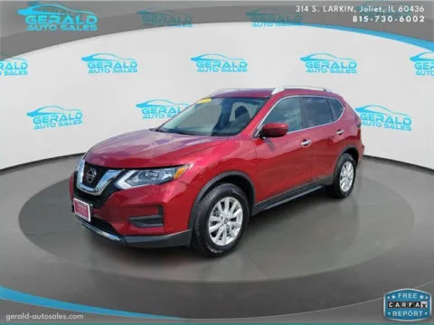 Red 2018 Nissan Rogue SV for sale in Joliet, IL