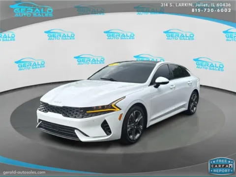 White 2023 Kia K5 EX for sale in Joliet, IL