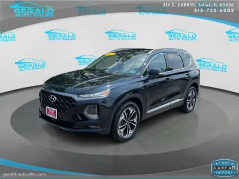 Black 2019 Hyundai SANTA FE Ultimate 2.0T for sale in Joliet, IL