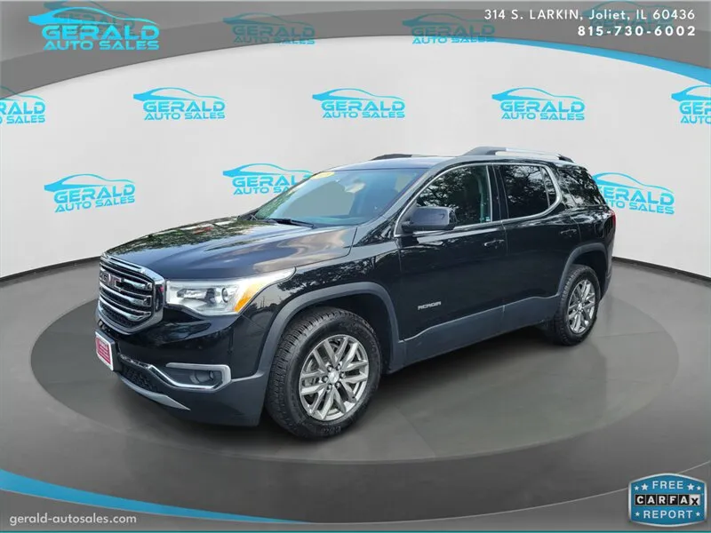 Black 2019 GMC Acadia SLT-1 for sale in Joliet, IL
