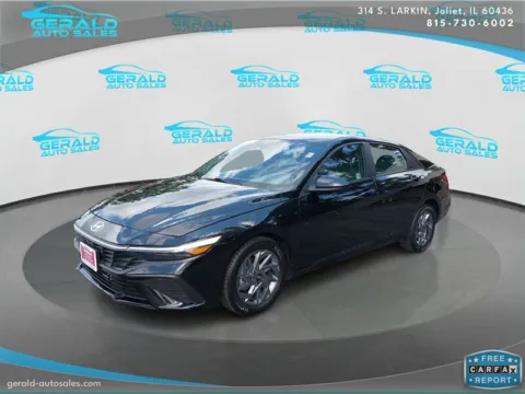 Black 2024 Hyundai ELANTRA SEL for sale in Joliet, IL