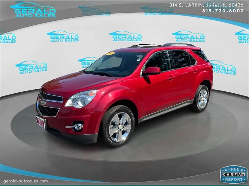 Red 2015 Chevrolet Equinox LT for sale in Joliet, IL