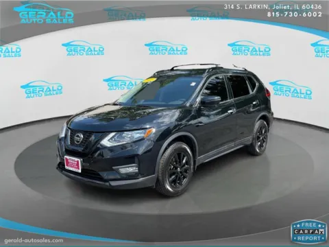 Black 2018 Nissan Rogue SV for sale in Joliet, IL