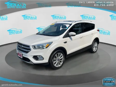 White 2017 Ford Escape Titanium for sale in Joliet, IL