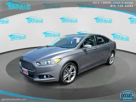 Gray 2014 Ford Fusion Titanium for sale in Joliet, IL