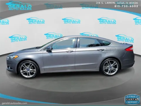 Another view of 2014 Ford Fusion Titanium for sale in Joliet, IL at Gerald Auto Sales