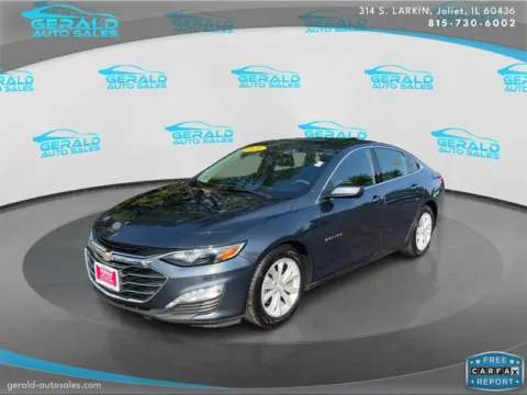 Gray 2021 Chevrolet Malibu LT for sale in Joliet, IL